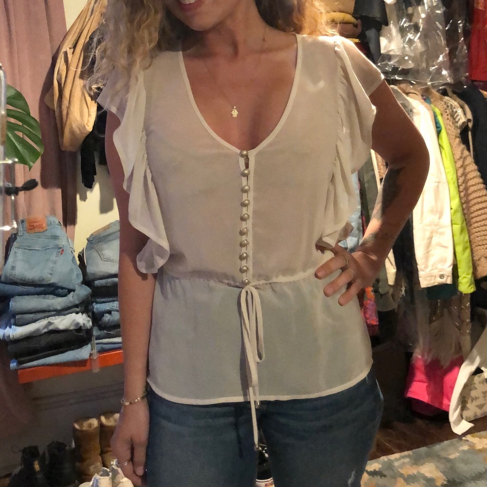 Sheer blouse